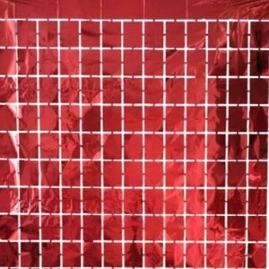 Cortina Espejo Roja 1 X 2 Mts