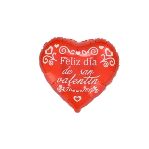 Globo Metalizado Corazon San Valentin 18