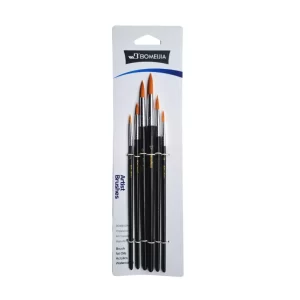 Set Pinceles X 6 Pcs Redondo BOMEIJIA