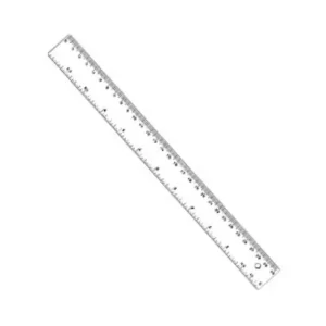 Regla Transparente de 30 CM