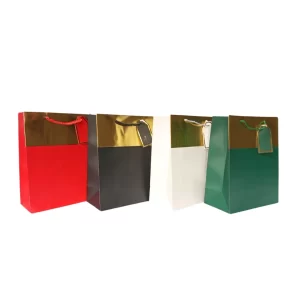 BOLSA DE REGALO MITAD UNICOLOR