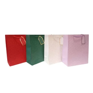 BOLSA DE REGALO PUNTOS METALIZADOS
