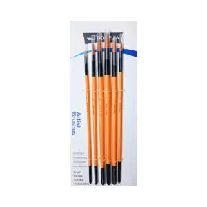SET PINCEL REDONDO X 6 UND NARANJA