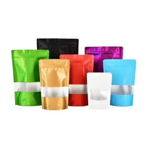 bolsa aluminizada con ventana