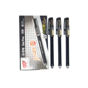 LAPICERO GEL 0.5 SENCILLO CON TAPA X 12 UND