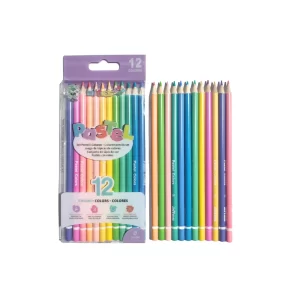 LAPIZ DE COLOR PASTEL X 12 UND UNIPUNTA