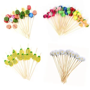 Palillos Cocteleros 12 Cm X 25 Pcs (Decoracion Para Fiesta)